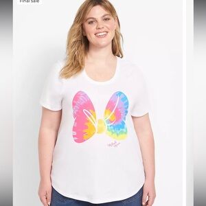 Lane Bryant Disney Classic Rainbow  T-shirt Size 22/24 NWT